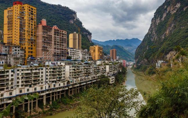 La ciudad más estrecha del mundo.