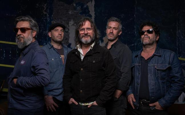 Gorka Bringas y su cuadrilla del rock en una imagen promocional.