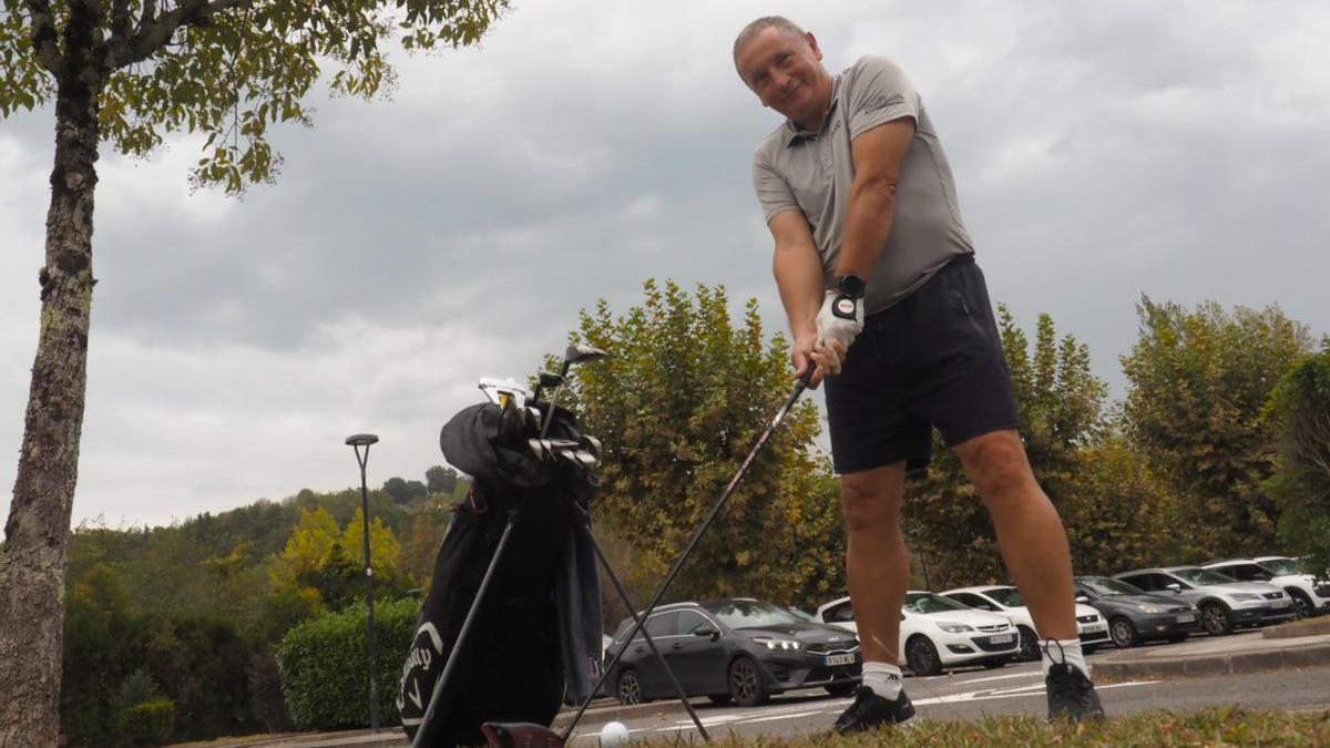 Daniel Rino lleva cuatro años compitiendo torneo amateurs desde que se inició en la práctica del golf.