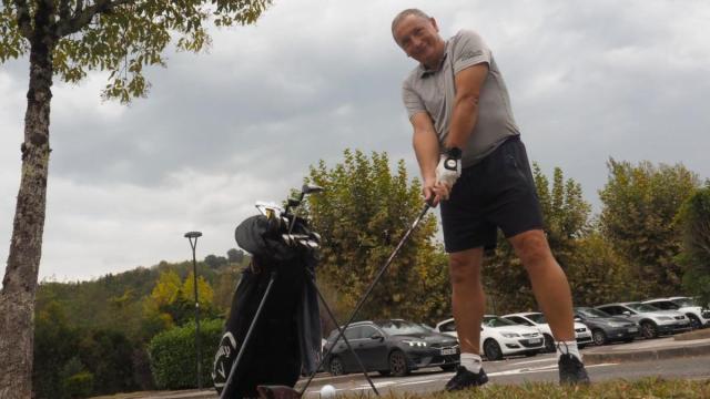 Daniel Rino lleva cuatro años compitiendo torneo amateurs desde que se inició en la práctica del golf.