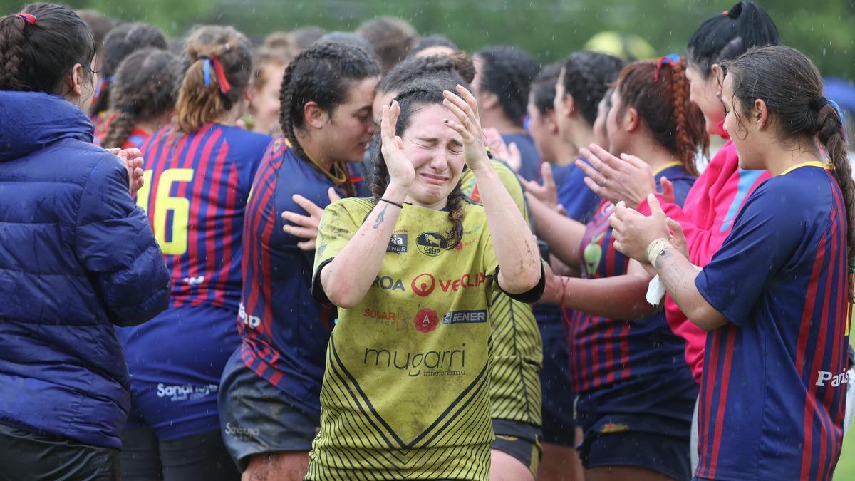 El Getxo Rugby cayó en la final de Honor B ante el Barça en Fadura.