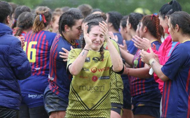 El Getxo Rugby cayó en la final de Honor B ante el Barça en Fadura. El Getxo Rugby cayó en la final de Honor B ante el Barça en Fadura.