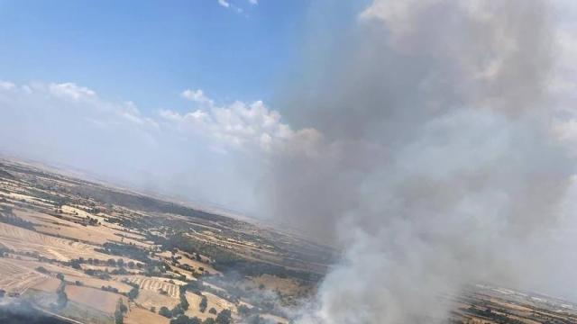 Imagen de la zona afectada por el incendio / BOMBERS DE LA GENERALITAT Imagen de la zona afectada por el incendio