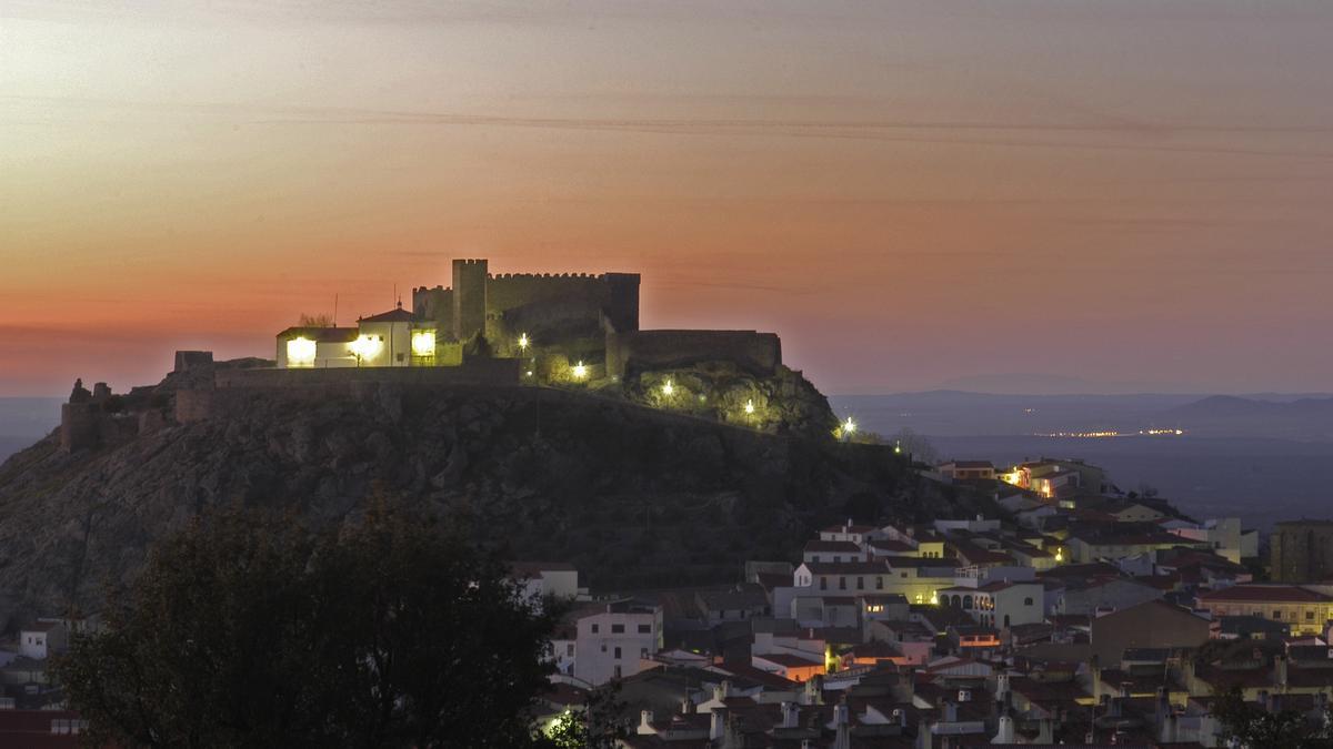 El castillo de Montánchez.