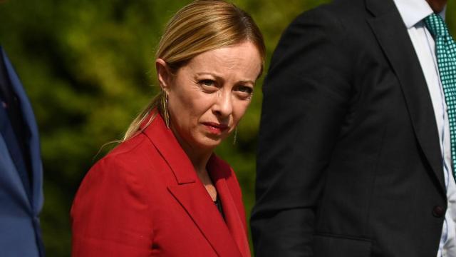 La presidenta del Consejo de Ministros de Italia, Giorgia Meloni.