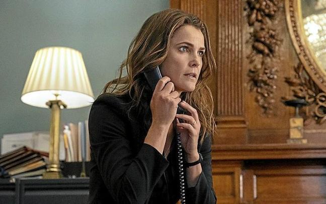 Keri Russell, en una escena de la serie ‘La diplomática’. | FOTO: NETFLIX