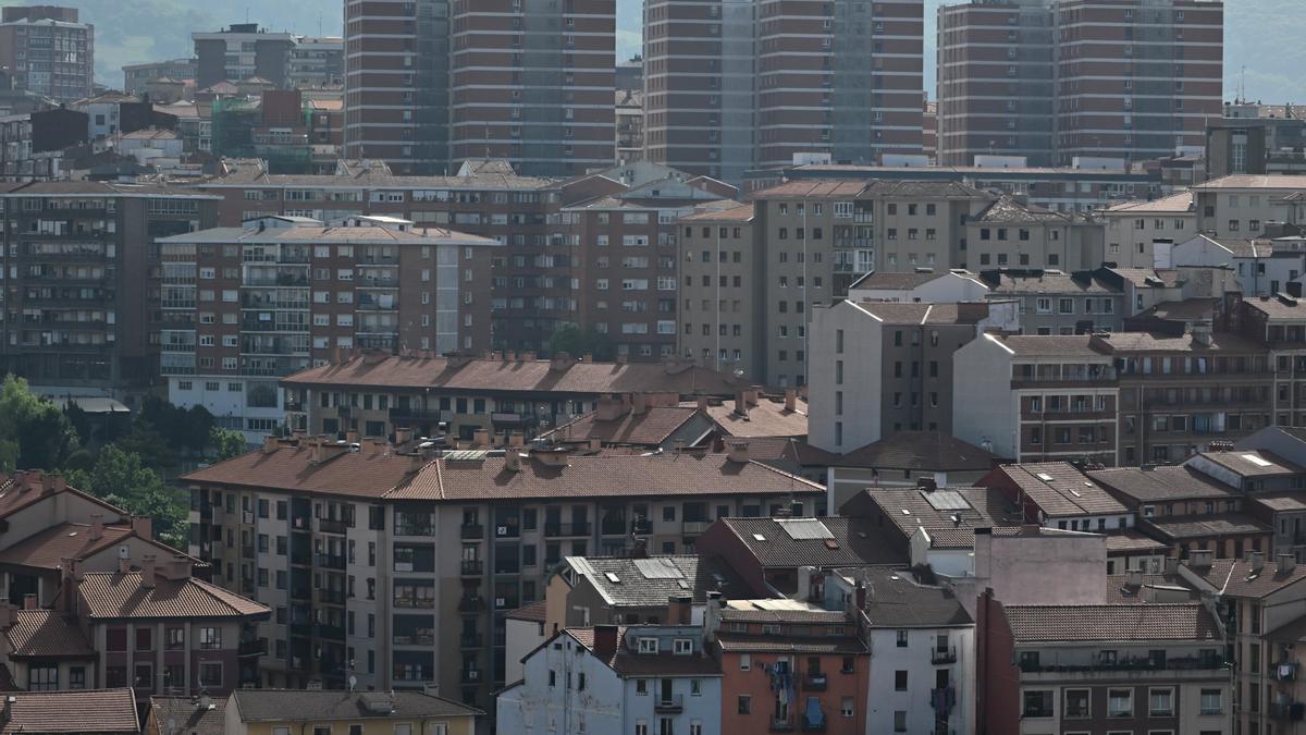 Bloque de viviendas en Bilbao.