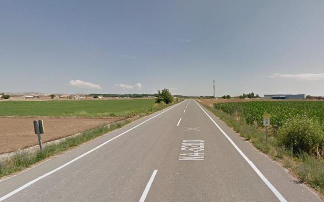 Tramo en el que tuvo lugar el accidente. Tramo en el que tuvo lugar el accidente.