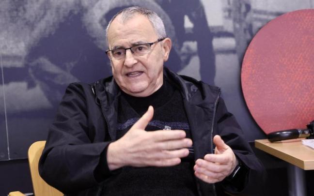 Andoni Txasko en el encuentro con DIARIO DE NOTICIAS DE ÁLAVA | PILAR BARCO