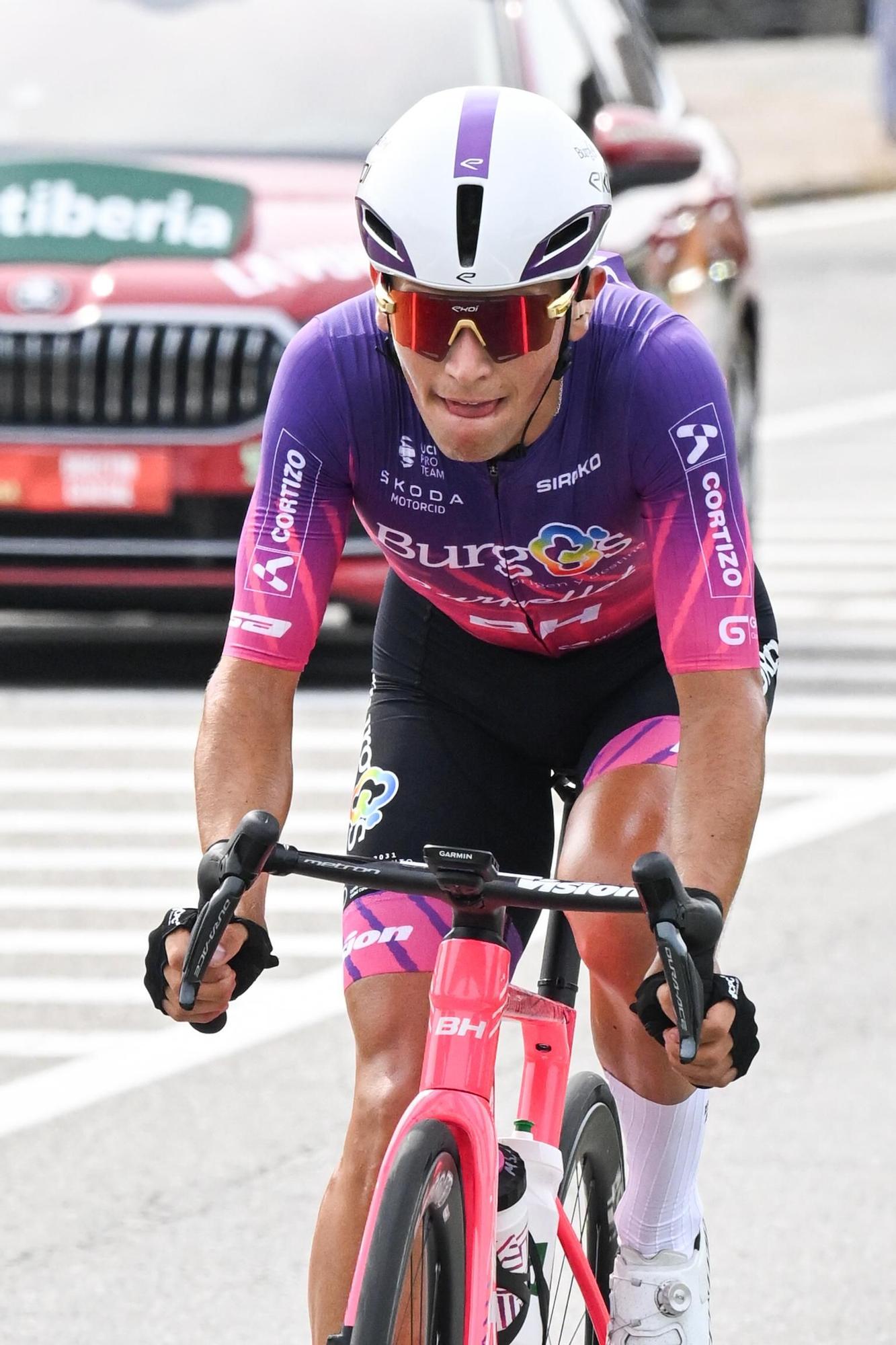 Hugo de la Calle rueda en solitario.