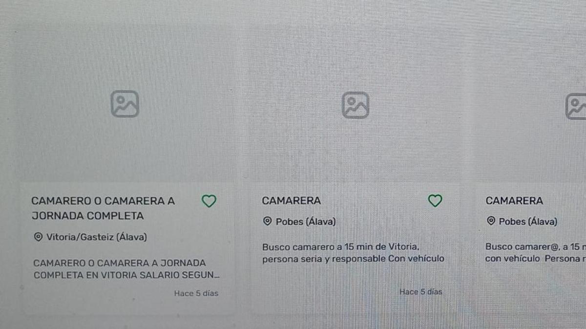 Anuncios publicados en la web de milanuncios