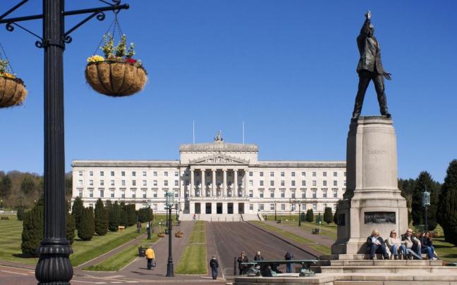 Asamblea de Irlanda del Norte, en Belfast. Asamblea de Irlanda del Norte, en Belfast.