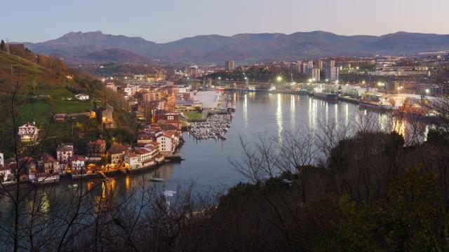 Vistas panorámicas de Pasaia.