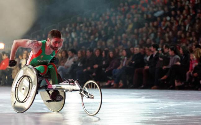 El atleta portugués en silla de ruedas Alberto Batista es uno de los elegidos para recibir el Txipi de Honor