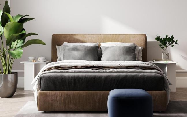 Habitación con cama grande. Habitación con cama grande.