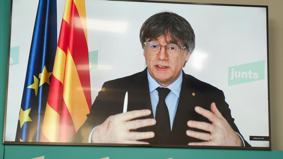Al president expatriado Carles Puigdemont no le ha sorprendido que el Tribunal Supremo confirme la decisión de no aplicarle la ley de Amnistía