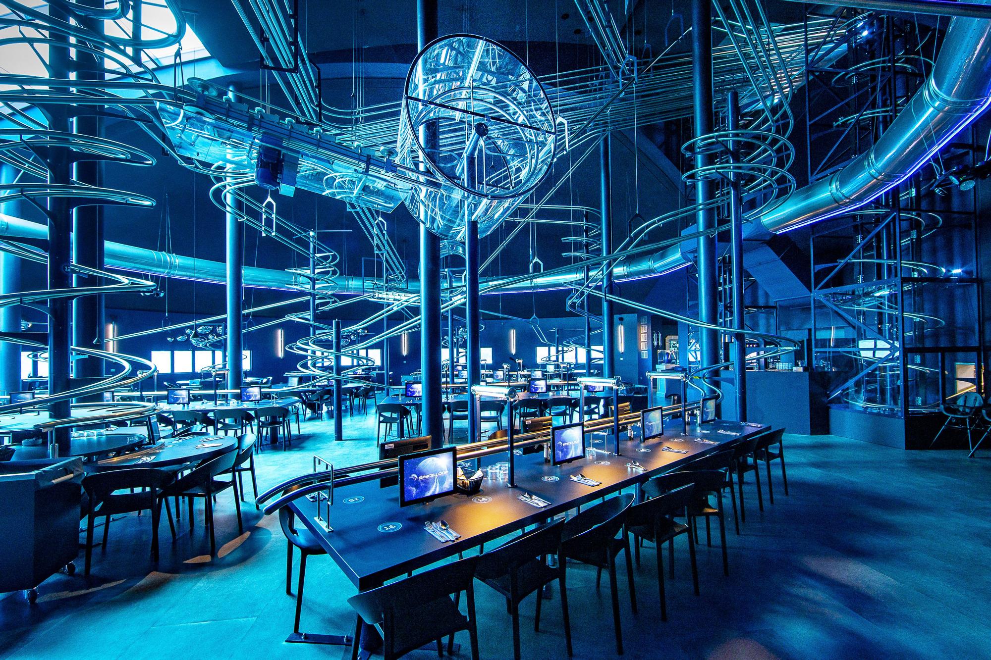 El restaurante Space Loop.