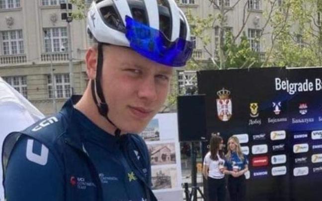 Mark Groeneveld después de disputar una carrera