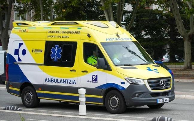Imagen de archivo de una ambulancia medicalizada