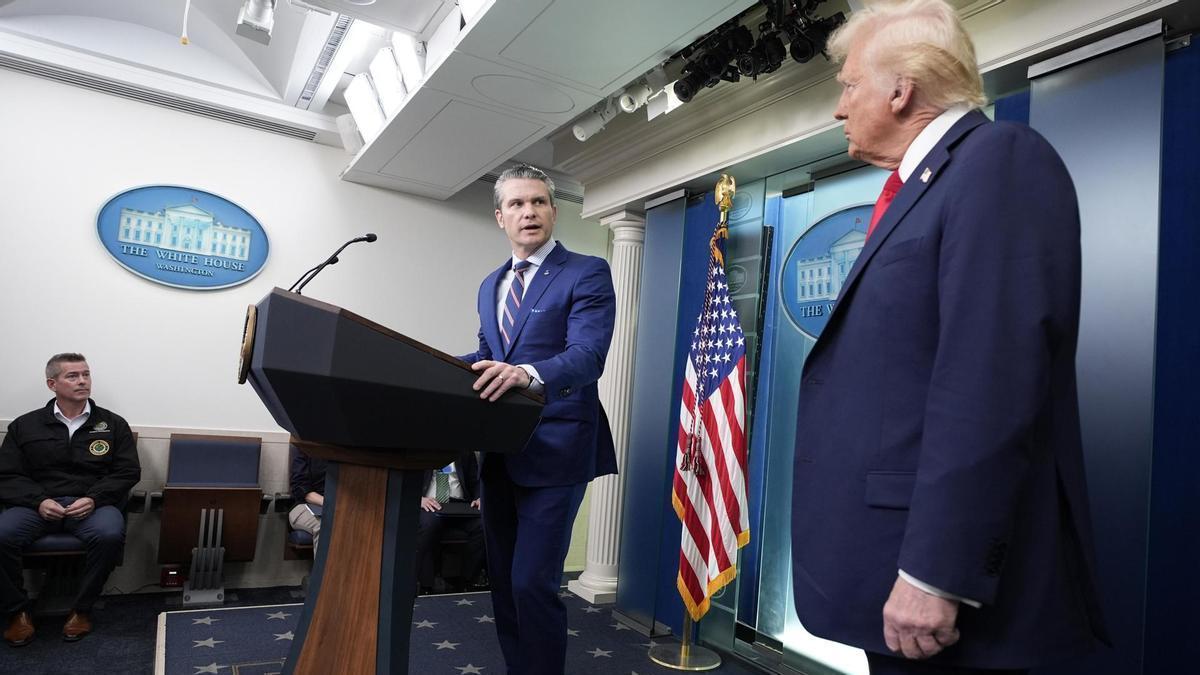 Sean Duffy compadece junto a Donald Trump