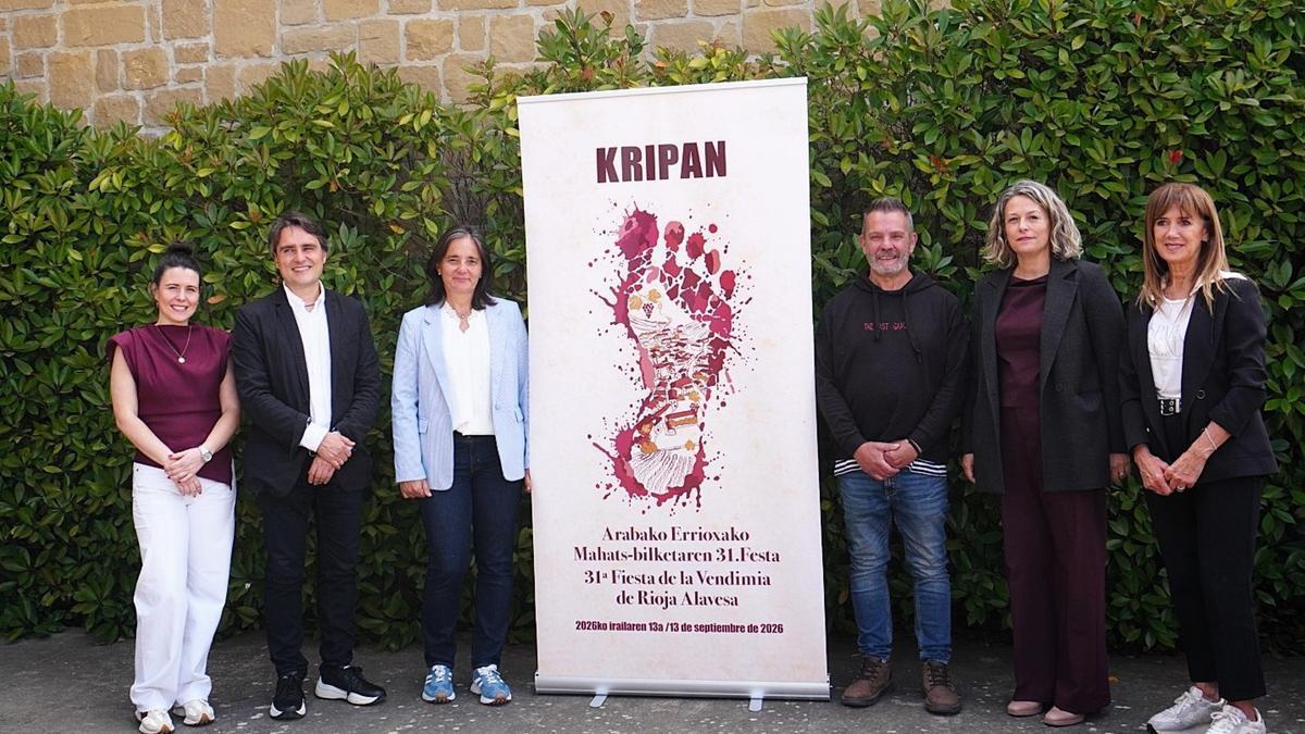Presentación del cartel de la XXXI Fiesta de la vendimia de Rioja Alavesa