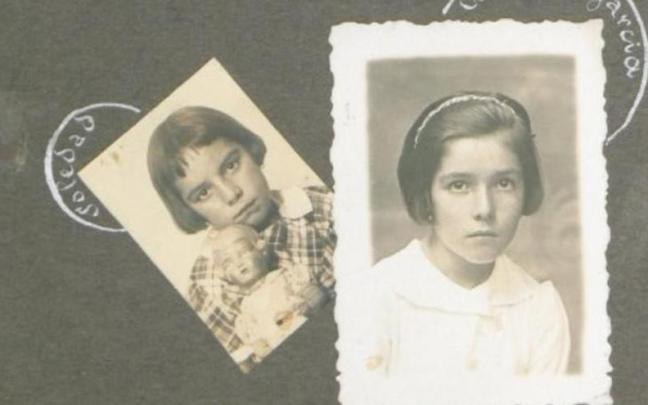 Imagen de una de las Niñas de la Guerra de Arrigorriaga