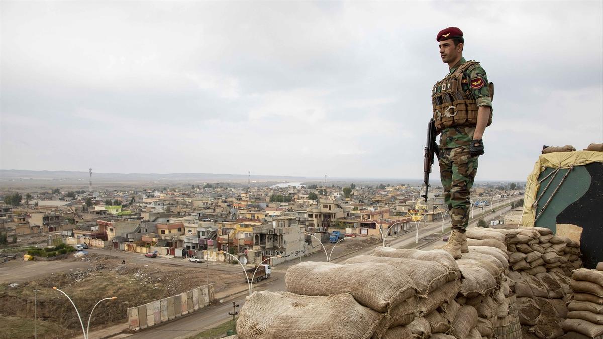 Imagen de archivo de un combatiente kurdo en el Kurdistán iraquí.