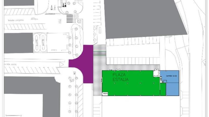 Plano de la distribución del local.