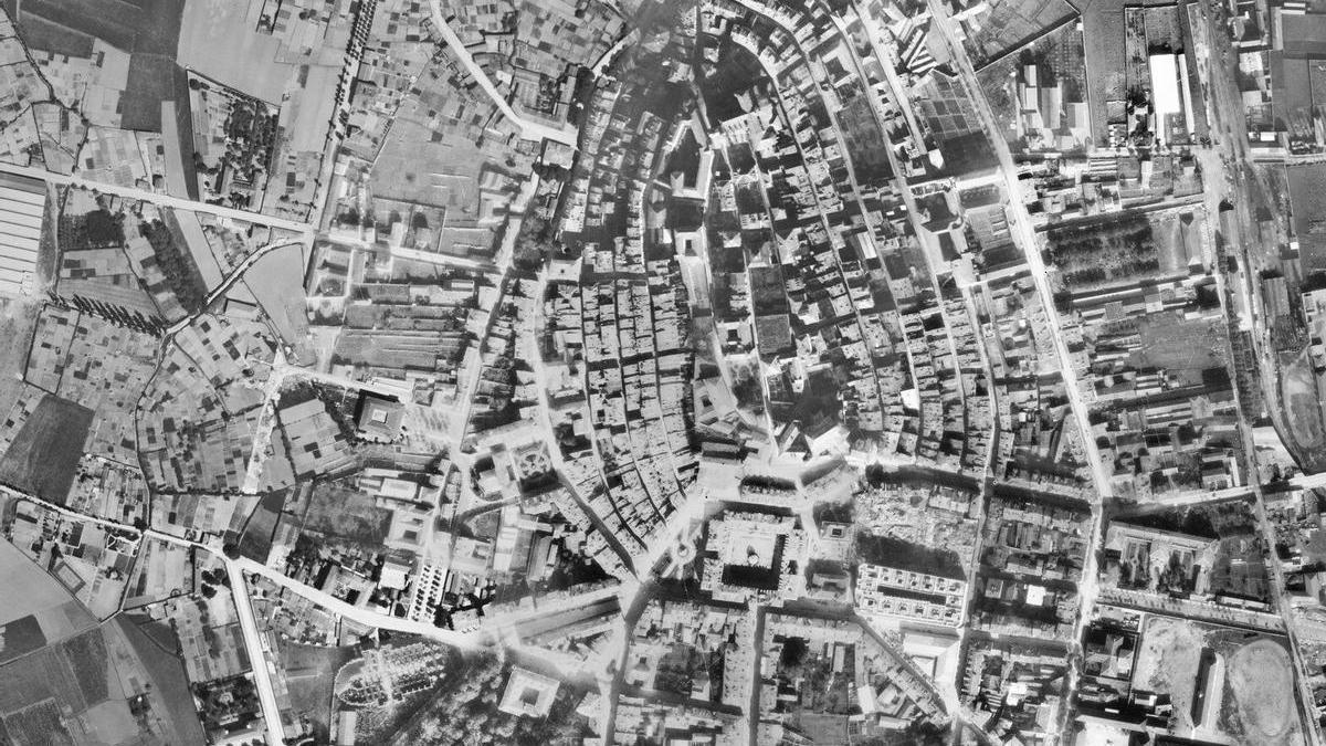 Imagen de Vitoria-Gasteiz en 1932. Foto: GeoAraba
