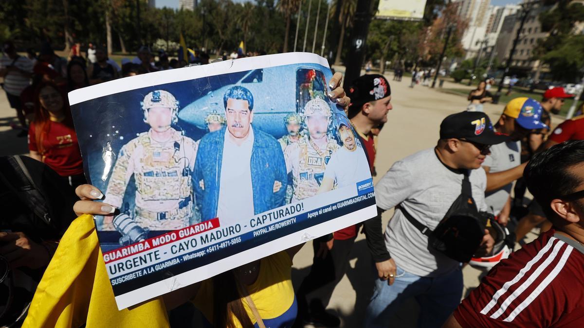 En imágenes: EEUU ataca a Venezuela y captura a Maduro