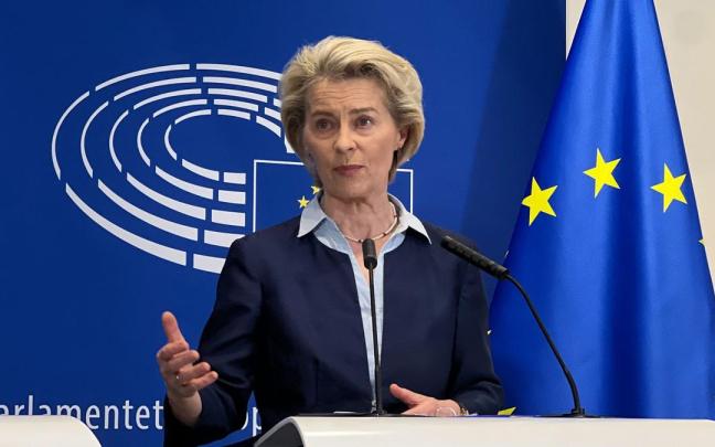 Ursula von der Leyen, máxima favorita para repetir al frente de la Comisión Europea encabezando la lista del Partido Popular Europeo.