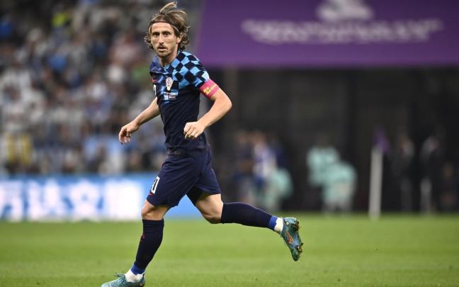 Luka Modric en un partido junto a su selección. / EFE Luka Modric en un partido junto a su selección.