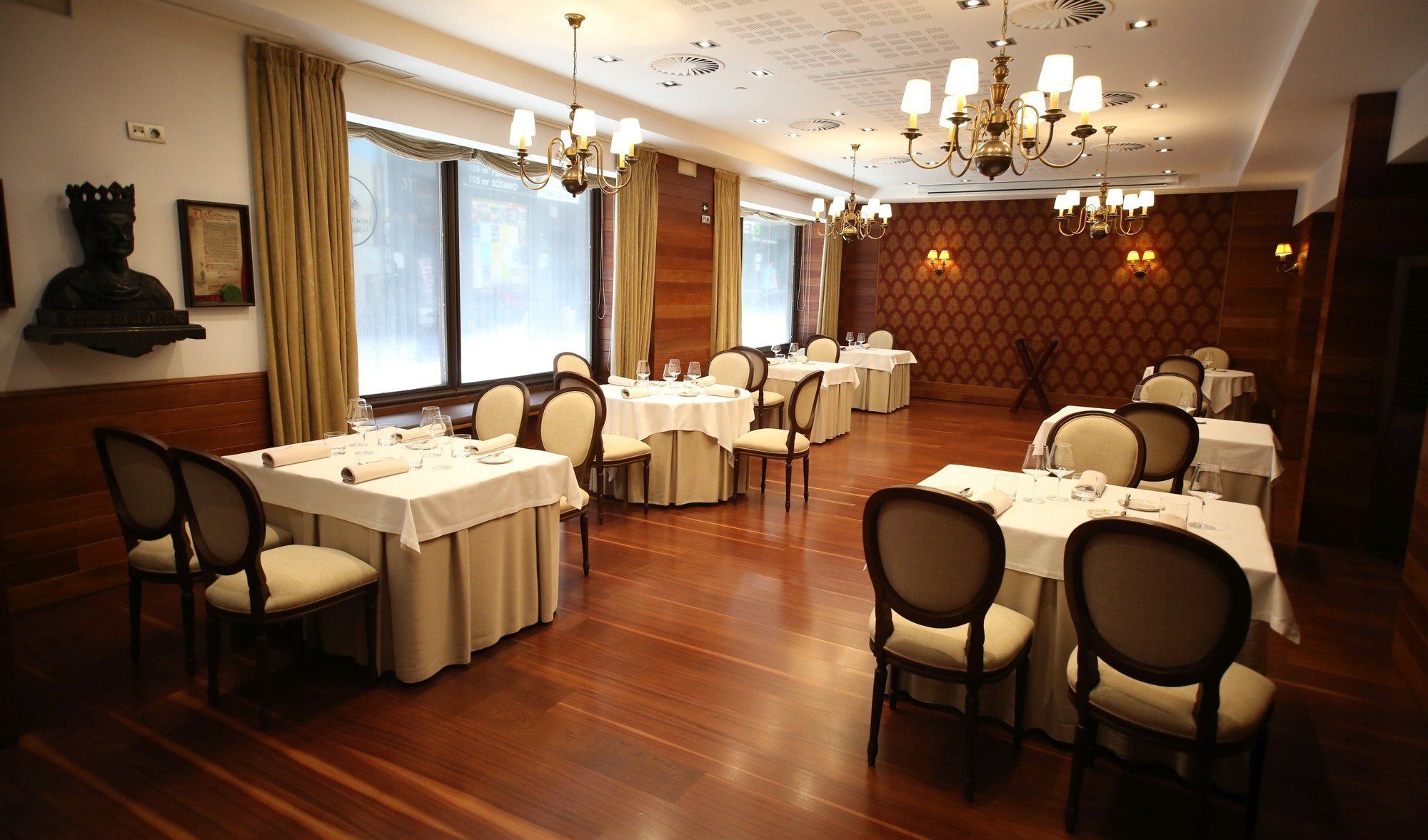 Restaurante del Hotel La Perla.
