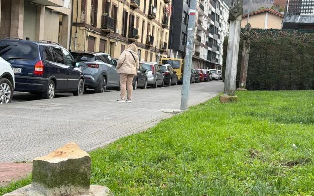 La cruz se encontraba en el barrio de Tabira