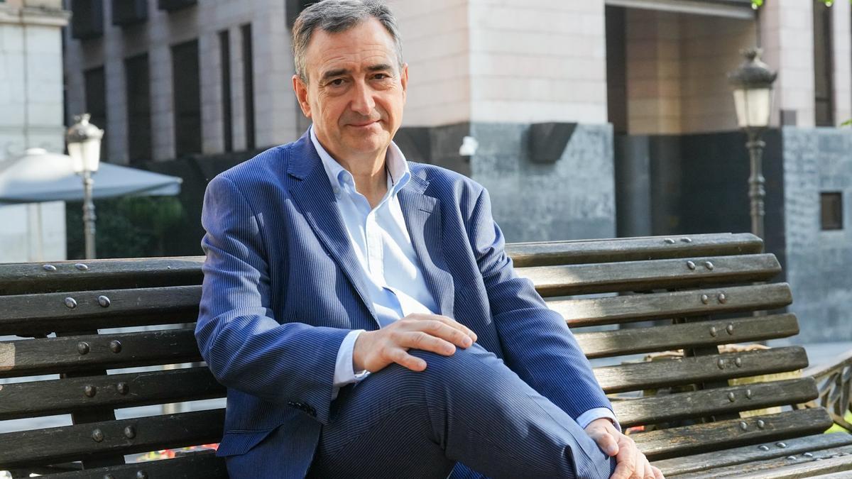 El presidente del EBB, Aitor Esteban