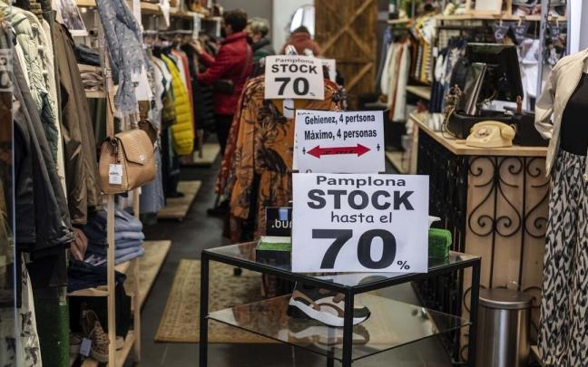 Comercio participante en una edici&oacute;n anterior de 'Pamplona Stock'