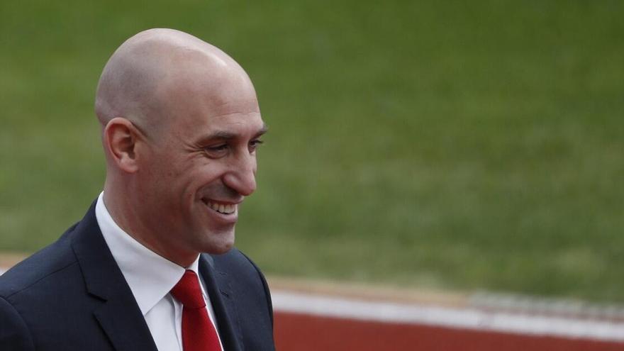 Imagen de Rubiales durante su etapa como presidente de la Federación Española de Fútbol (RFEF).
