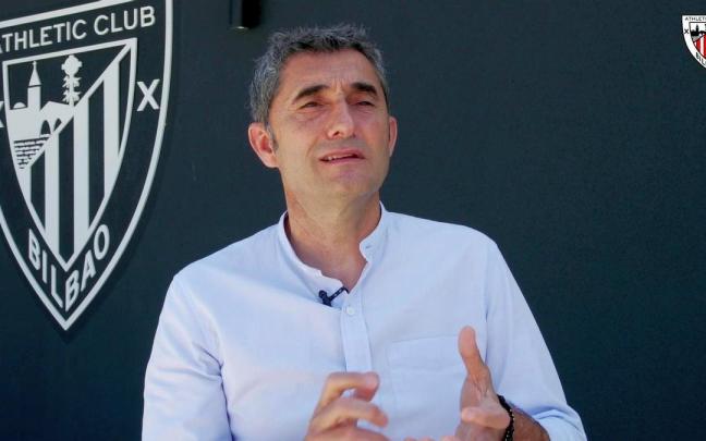 El entrenador del Athletic, Ernesto Valverde