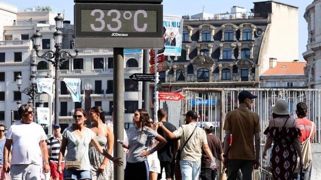 Ola de calor en Bilbao. / Pankra Nieto Ola de calor en Bilbao.