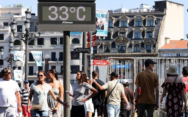 Ola de calor en Bilbao. / Pankra Nieto Ola de calor en Bilbao.