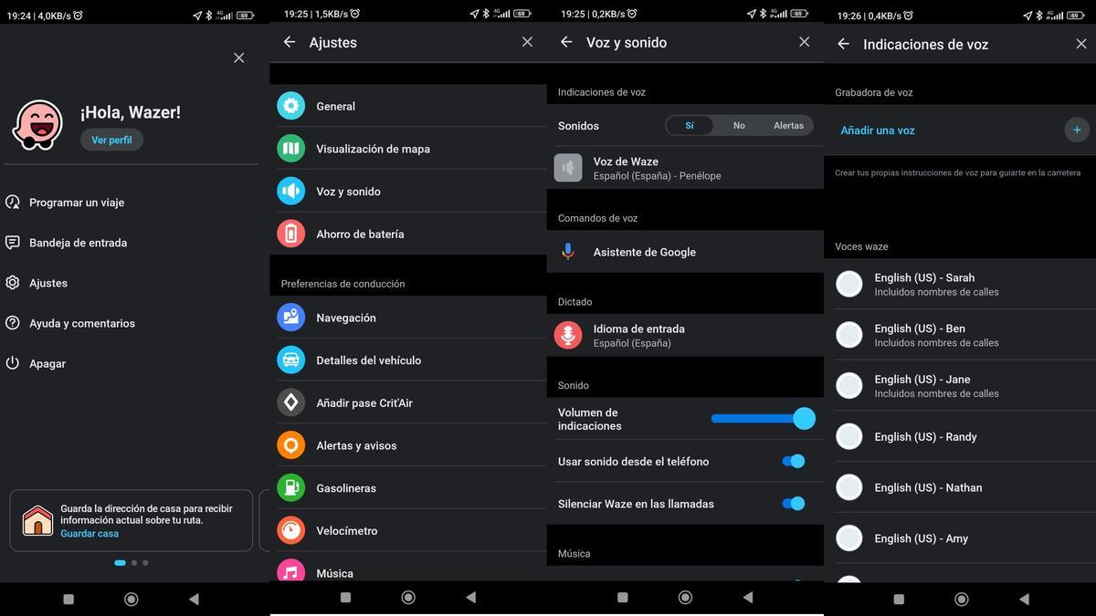 Los cuatro primeros pasos para poner tu voz a Waze.
