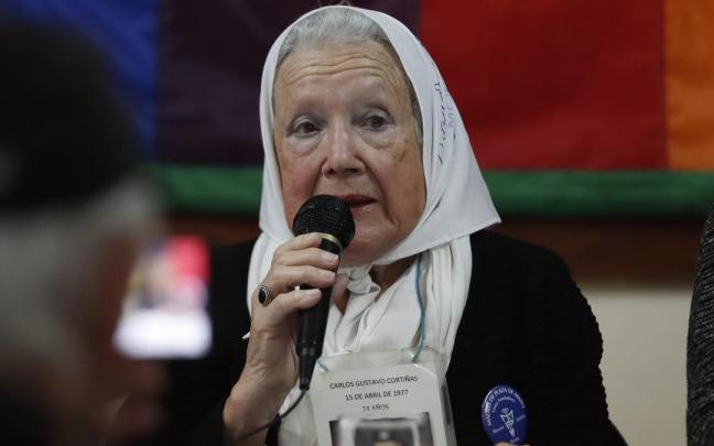 Nora Cortiñas todavía permanecía activa a pesar de su edad.