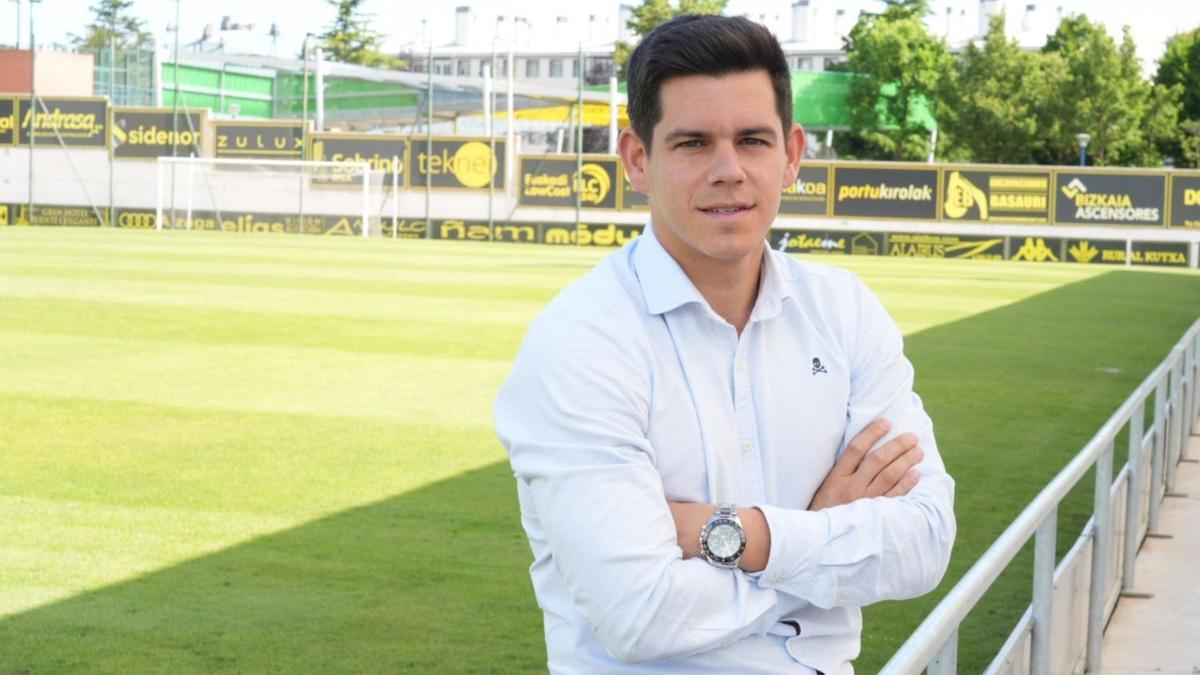 Iñigo Murua director deportivo del Portugalete en imagen. Foto: JOSE MARI MARTÍNEZ BUBU