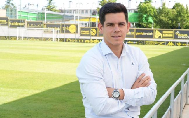 Iñigo Murua director deportivo del Portugalete en imagen. Foto: JOSE MARI MARTÍNEZ BUBU