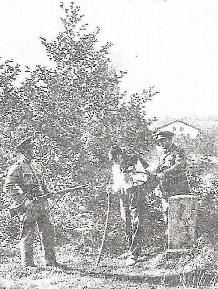 Detención de un contrabandista en la muga 72 de Urdax.