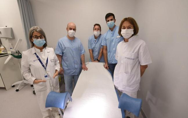 Equipo que realiza el seguimiento de las ETS en el ambulatorio Bombero Etxaniz de Bilbao Equipo que realiza el seguimiento de las ETS en el ambulatorio Bombero Etxaniz de Bilbao