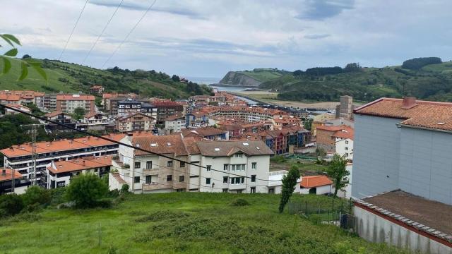 Vista de Zumaia desde Arritokieta.