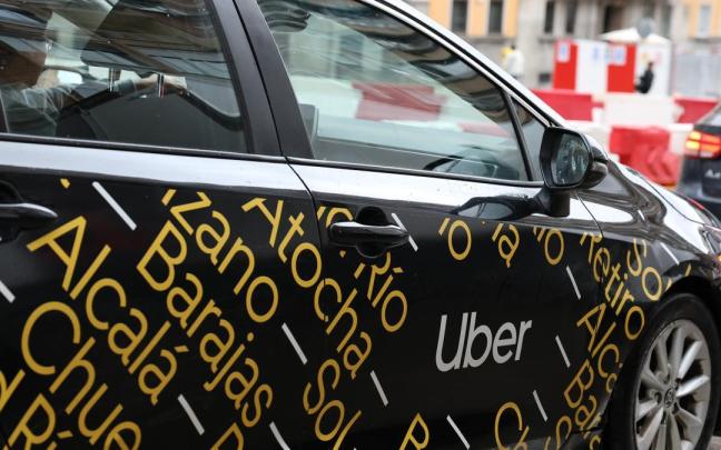 Vehículo de Uber.