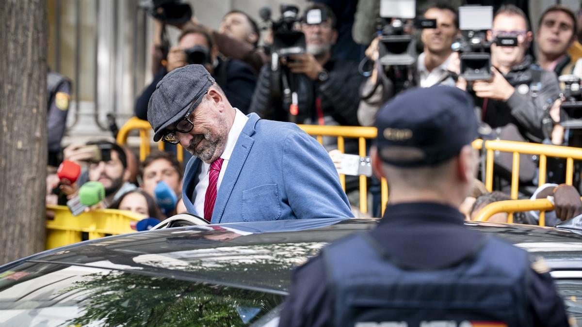 El exasesor de José Luis Ábalos, Koldo García, a su llegada al Tribunal Supremo el jueves.