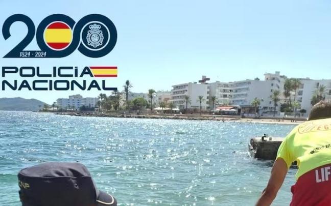 Imagen de la detención en el mar.